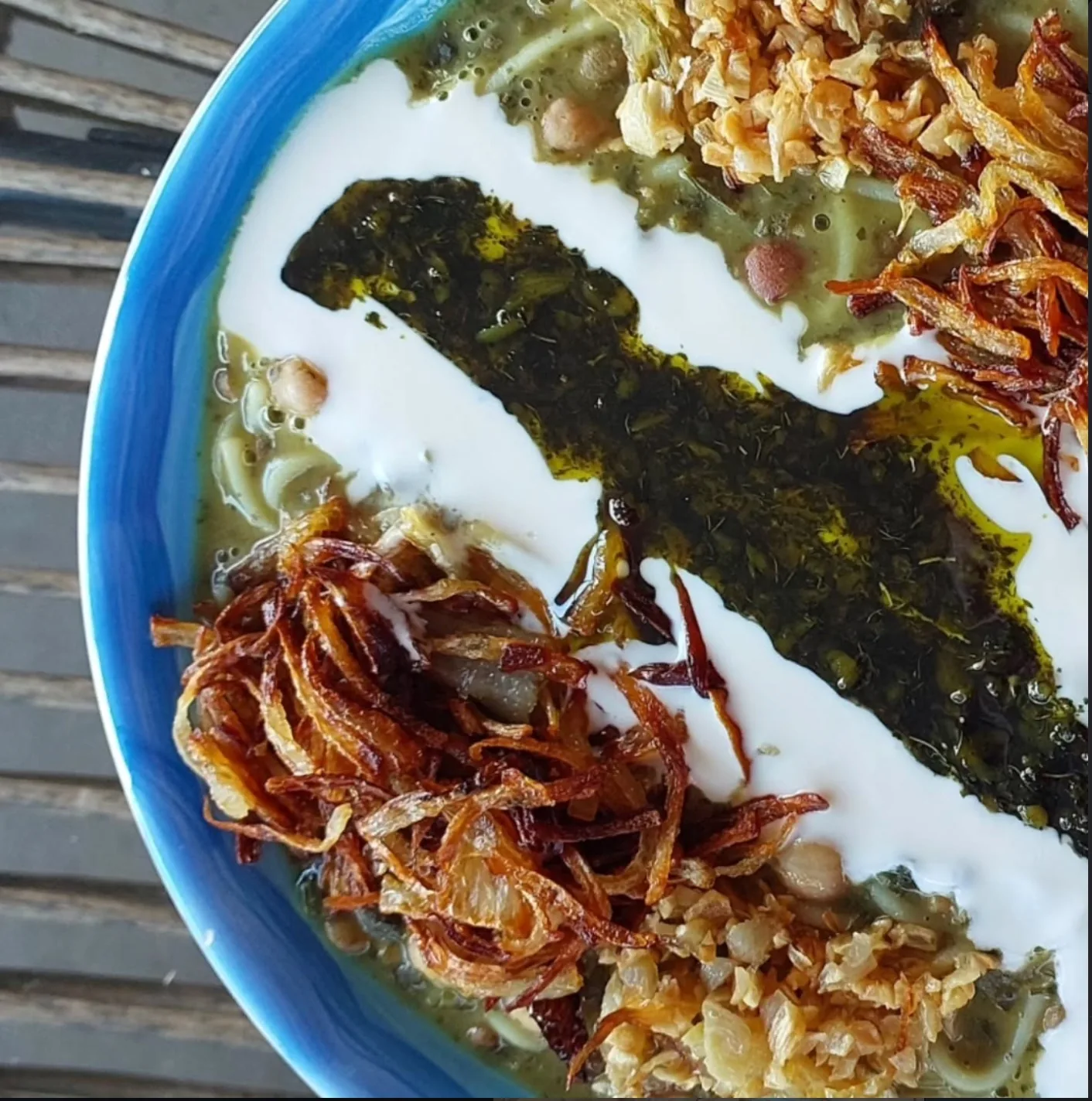 Persian Herb & Noodle Soup (Ash Reshteh)