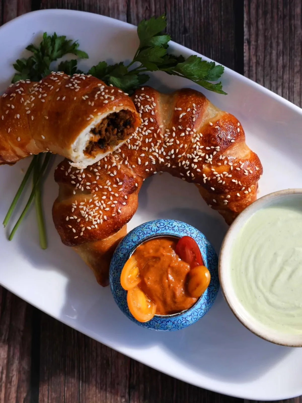 Baked Chicken Pastry (Chicken Auchma)