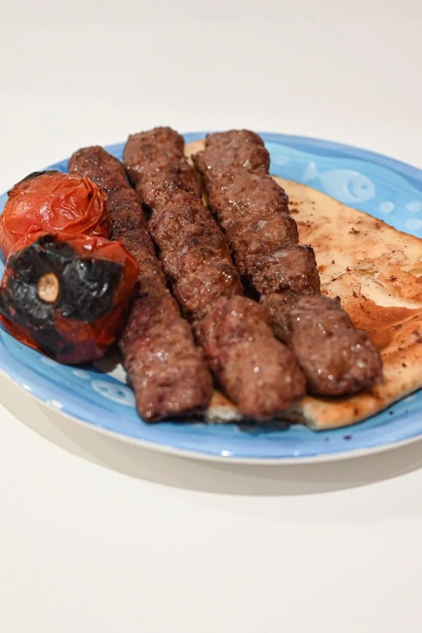 Grilled Minced Lamb & Beef Skewers (Kabab Koobideh)